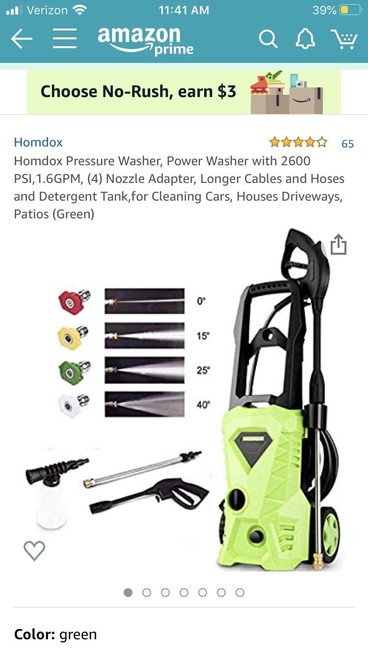 Homodox pressure washer