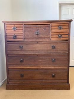 Antique dresser, 8-drawer locking with key near Universal Studios