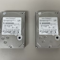 Hard Drive 1TB SATA, ($20 for two)