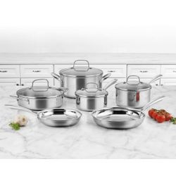 Set Of Pots And Pans Tri-ply Stainless Steel 