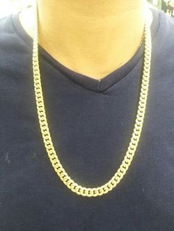 14k gold cuban link chain 26inch long 38.9 grams