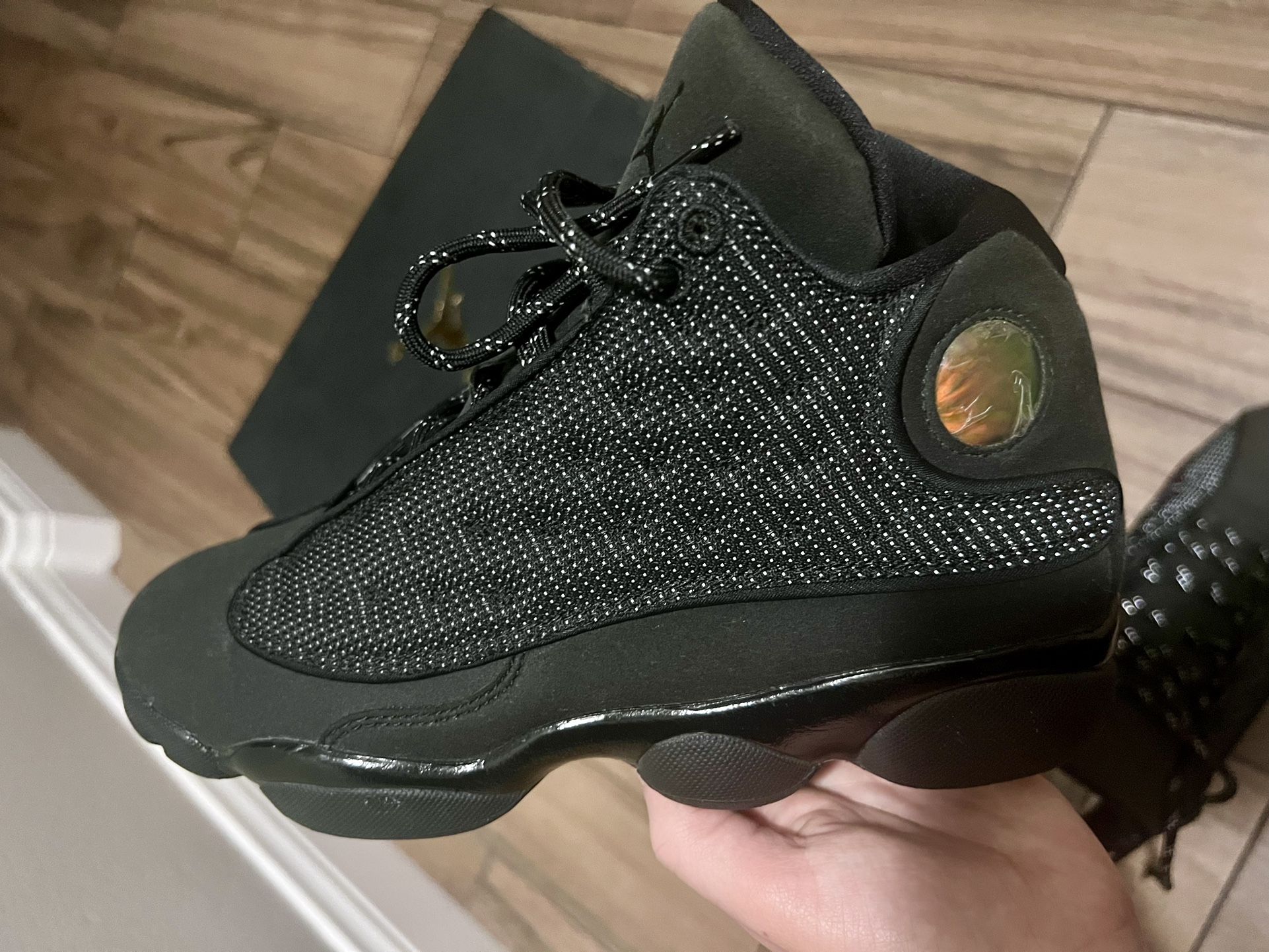 6Y, Women’s 7.5, Jordan 13 Retro, Black Cats, Women Jordan’s 7.5, Women’s Jordans, Women’s Jordan 13 Retro, Women’s Jordan 13 Retro Black Cats