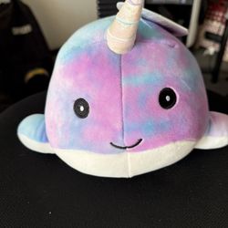 Squishmallows Narwhal Plushie 8 Inch “Hallie”