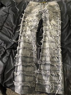 spark stacked jeans