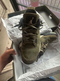Jordan 4 craft olive