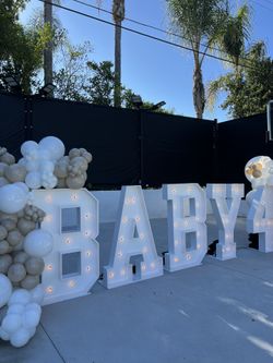 Baby Marquee Light Up Letters