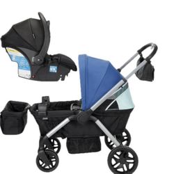 Safety 1st Summit Stroller Wagon All Terrain Blue NIB