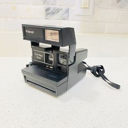 🔥POLAROID One Step Flash Instant 600 Film Camera Tested Works 