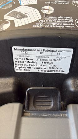 Evenflo lite max car seat base
