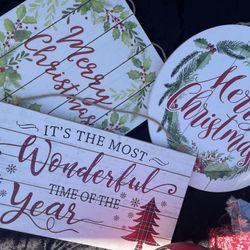 Christmas Signs Decor