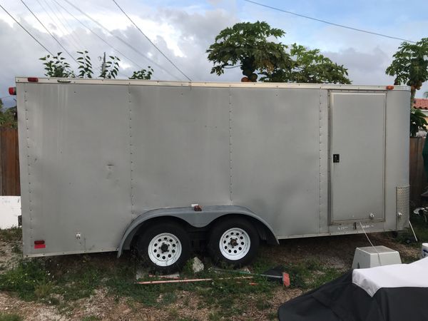 Enclosed Trailer 18 X 7 Barn Doors For Sale In Miami Fl Offerup