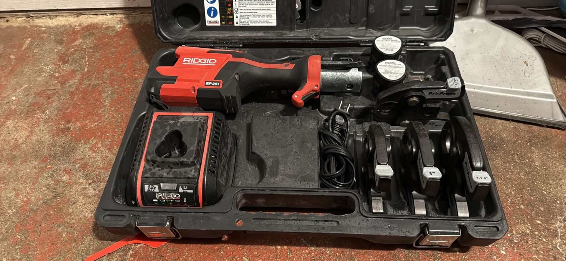 Ridgid 12v Pro Press