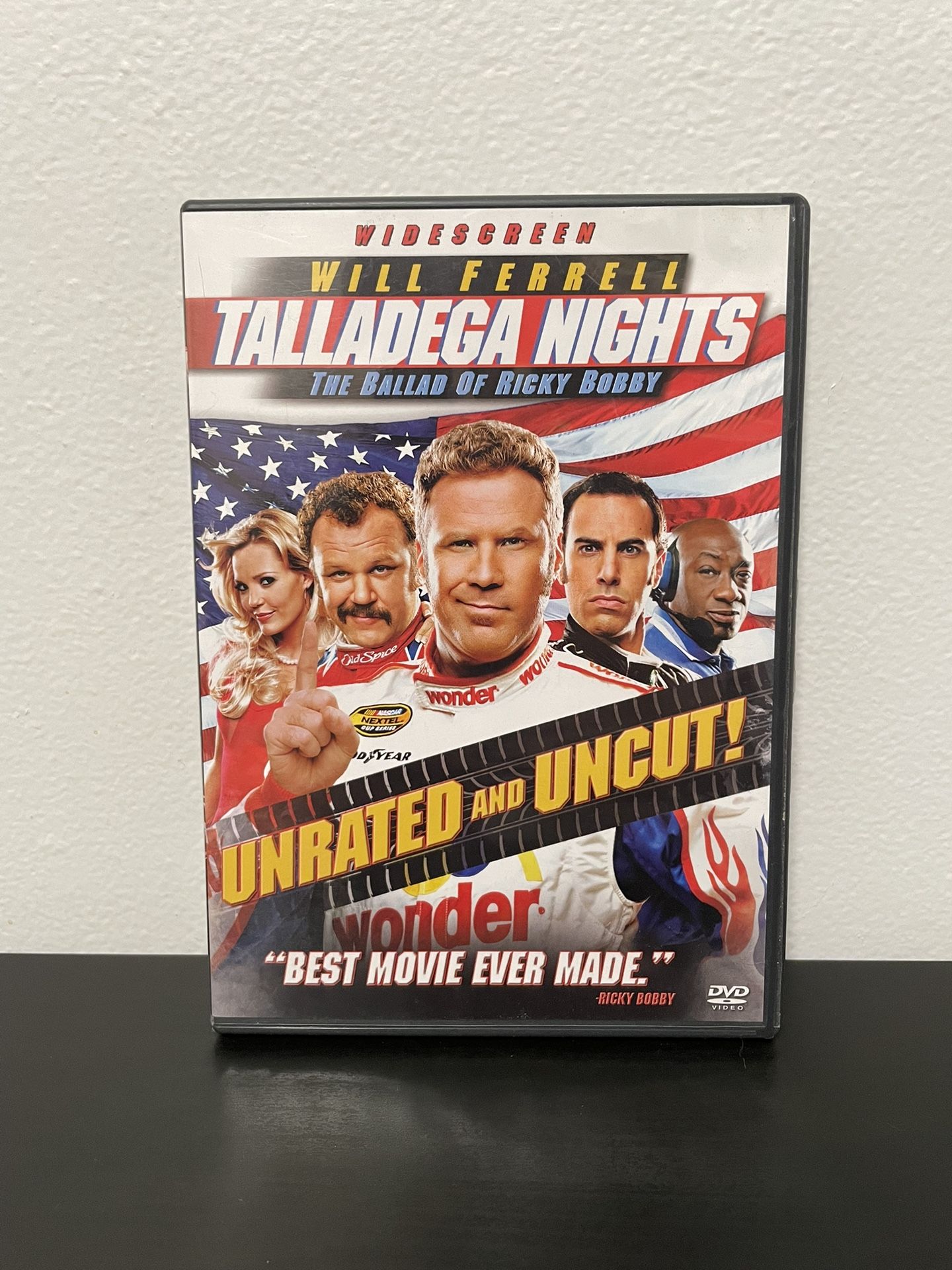 Talladega Nights DVD Movie Unrated Widescreen Will Ferrell John C Reilly 2006