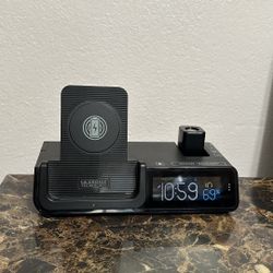 Wireless Charging Projection Alarm Clock