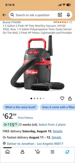 Dry vacuum
