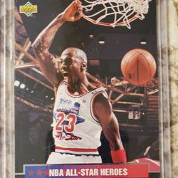 Micheal Jordan Basketball/Baseball Card