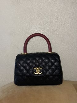 c0c0 Black Handle Bag