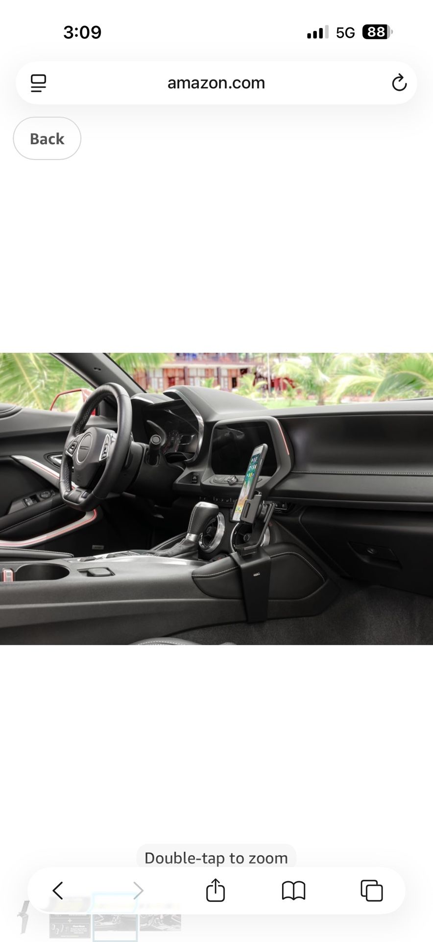 Car Cellphone Holder For Camaro 2016 To 2025 Heavy Duty, Mega Safe .