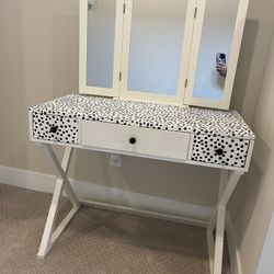 Makeup Table and Mirror 