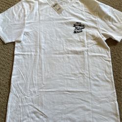 Vans, White T-Shirt, Size Medium
