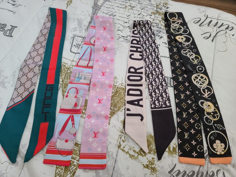 neckerchiefs or ribbon for bags