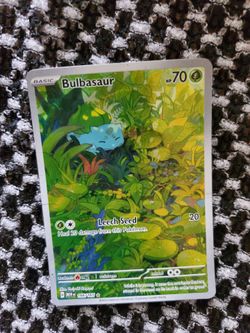 Pokemon Bulbasaur Card 166/165