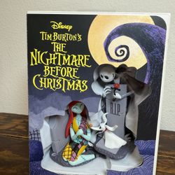 Hallmark NIGHTMARE BEFORE CHRISTMAS Jack & Sally 2 Ornament Boxed Set