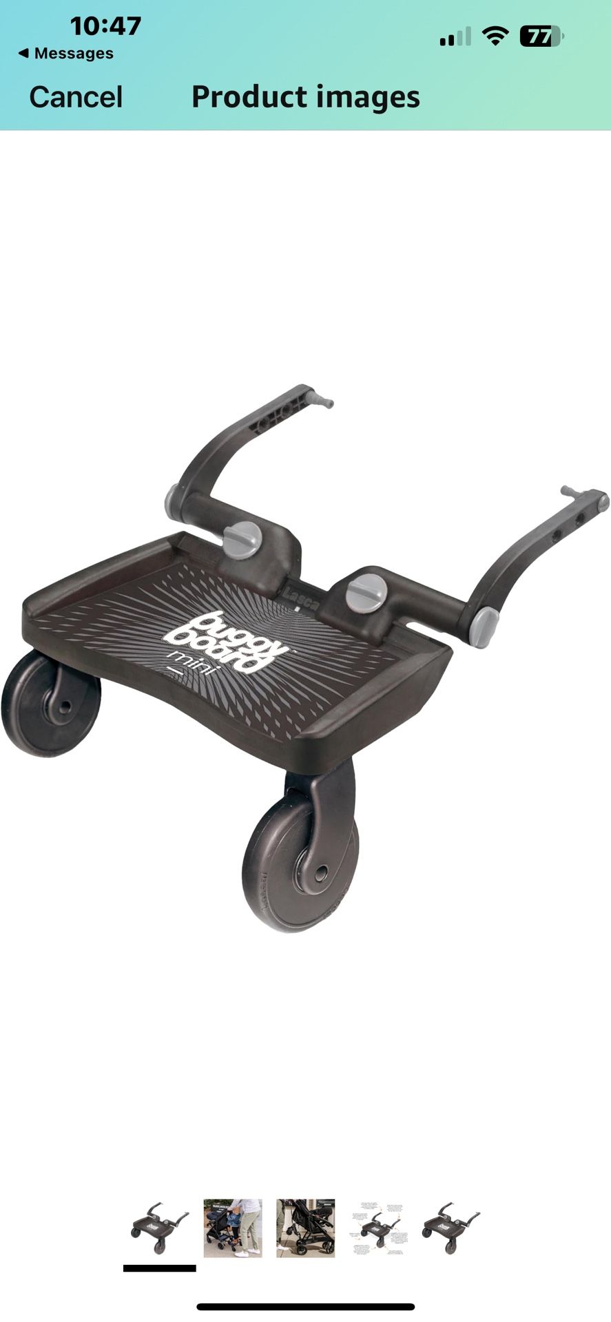 Stroller Attachment Stand $40