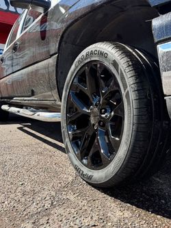 22x9 6x139 Snowflake Rines Y Llantas 305/40/22 Aplus