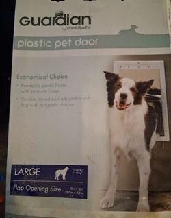 Guardian pet door for LARGE dogs/pets NIB
