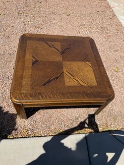Square coffee table