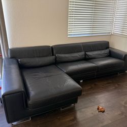 Leather L Shape Couch