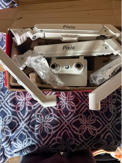 NEW IN BOX Pixio PSW1D Dual Monitor Mount/Arm Stand for Two 32” Monitors