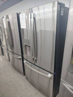 $1329 GE 25.6 Cu Ft 3 Door French door refrigerator