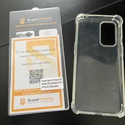 one plus 8/9 phone case and screen protector