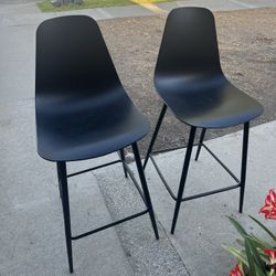2 Article Svelti Counter Stools – Black 