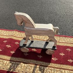 Primitive Wooden Horse