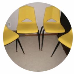 4 Vintage Royal Corp Chairs