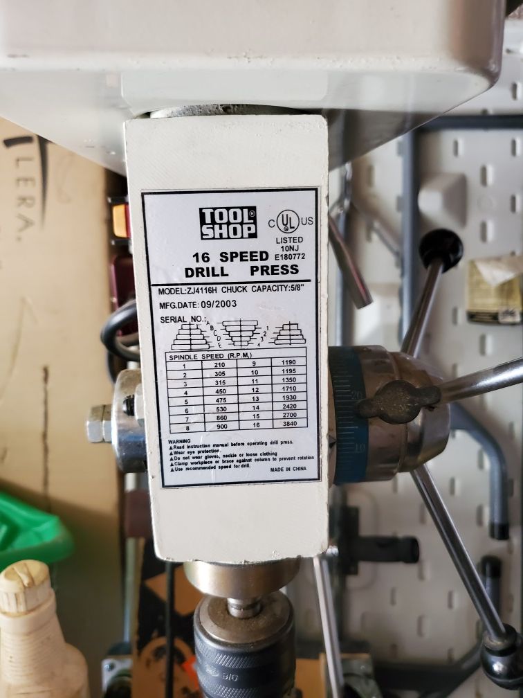 Tool Shop ZJ4116H 16 Speed Drill Press