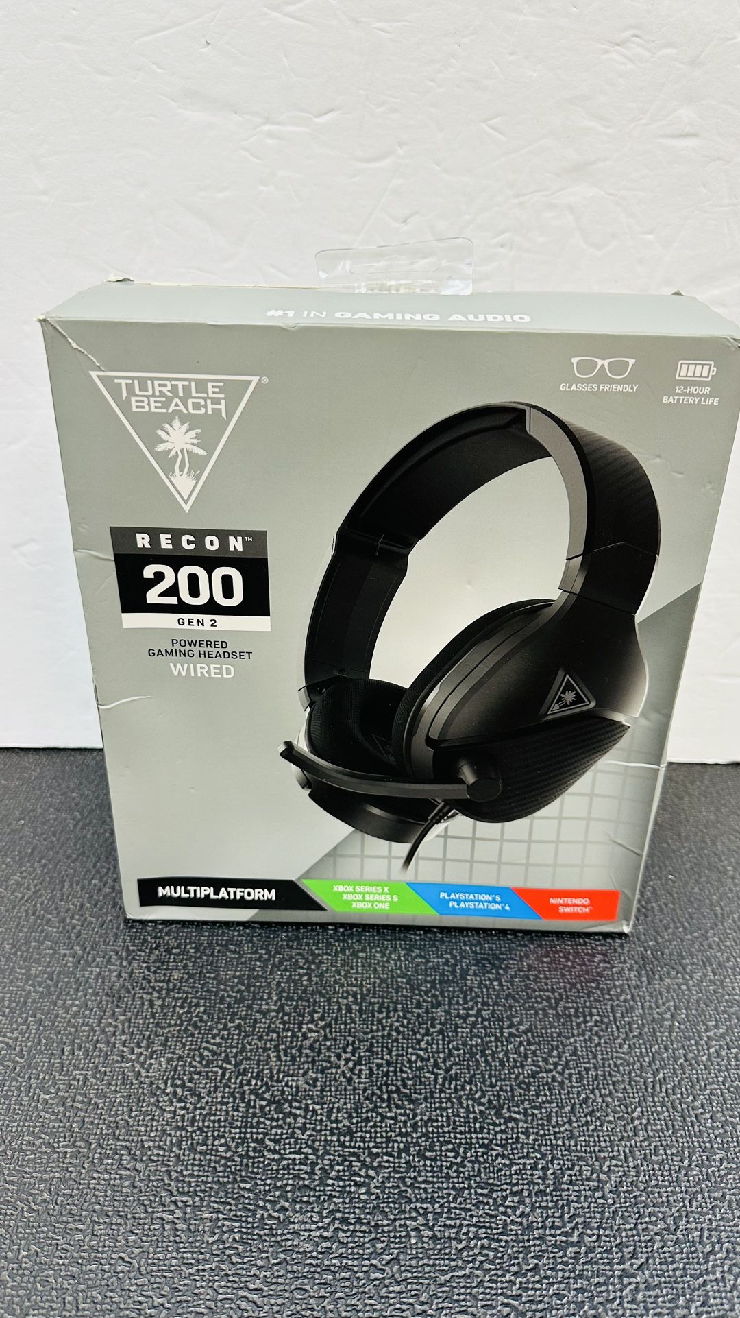 Turtle Beach Recon 200 Gen 2 Wired Gaming Headset for Xbox Series X S/Xbox One/PlayStation 4/5/PS4 PS5 Nintendo Switch new