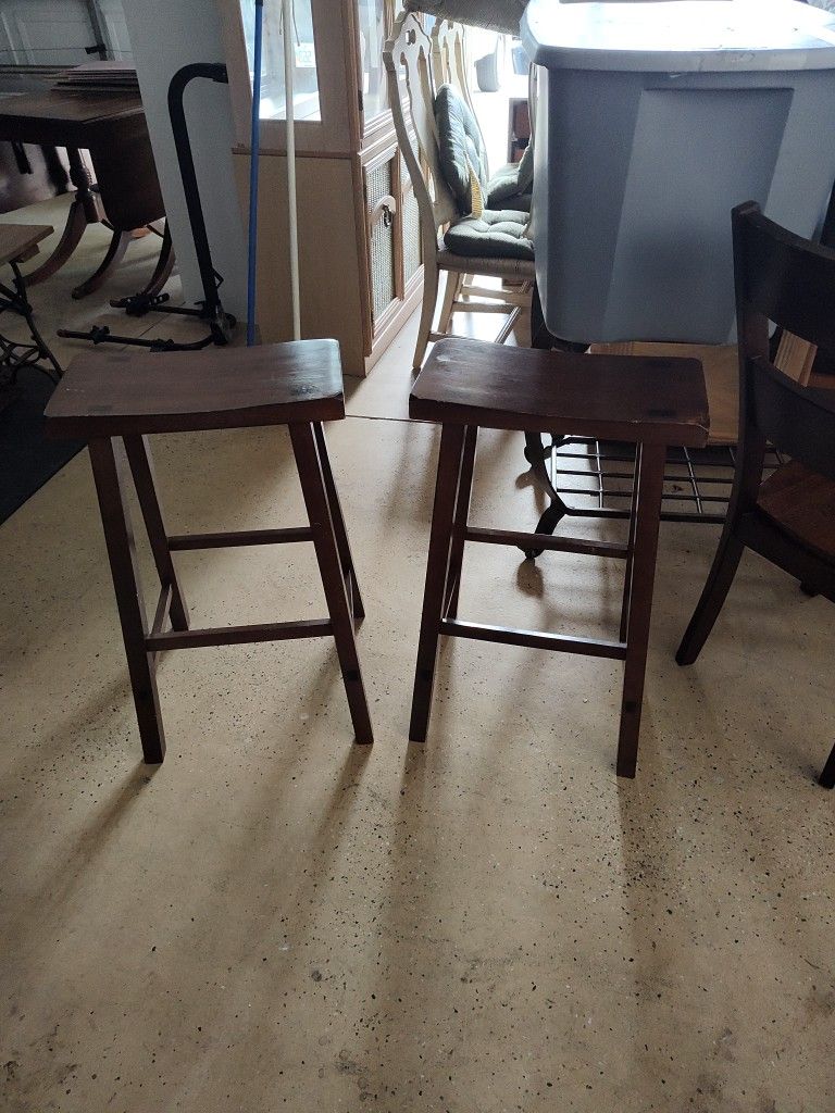 Two Bar Stools 