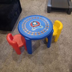 Little Tikes Thomas The Train Table And Chaird