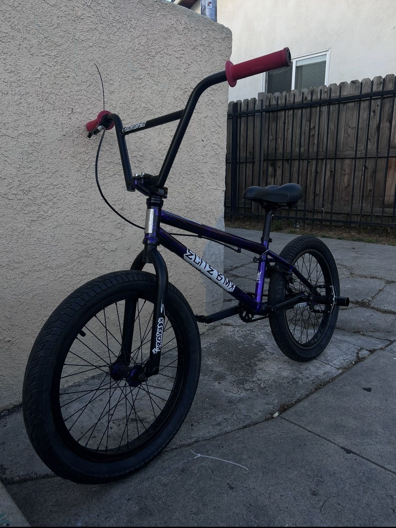Elite bmx purple destro bike very good condition