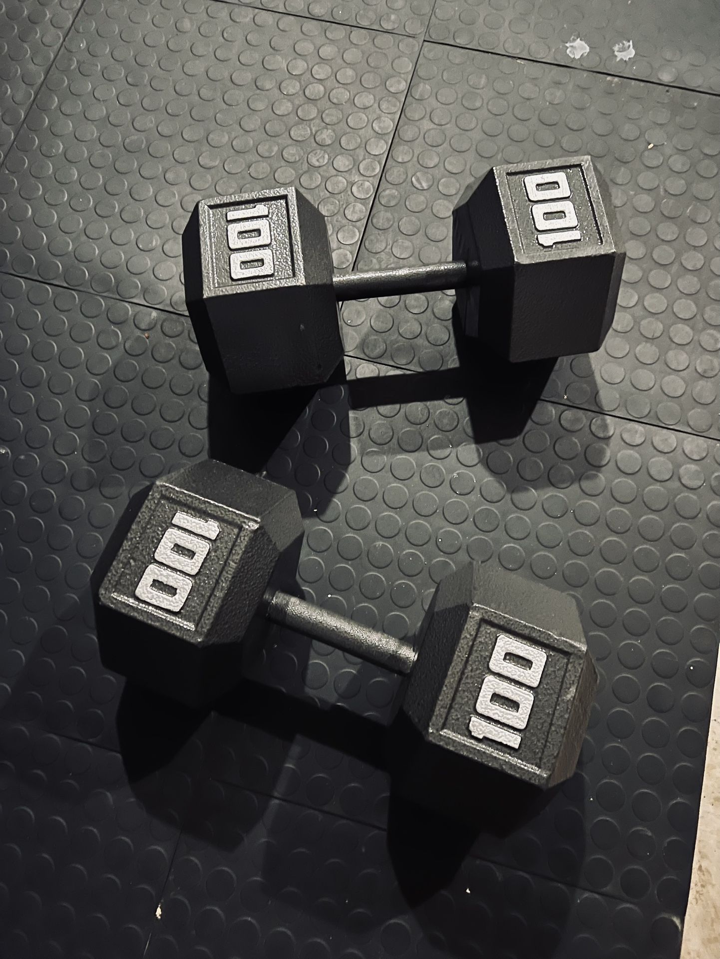 100 LB DUMBELL SET!!!