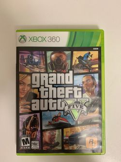 Xbox 360 grand theft auto 5 GTA V game