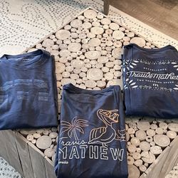 Set Of 3 Travis Mathew Men’s T Shirts Size Large 
