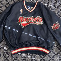 Vintage Houston Rocket Starter Jacket 