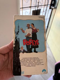 Popeye VHS movie