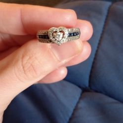 Sapphire And Diamond Ring (Specs In Photos)