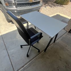 Desk And Office Chair